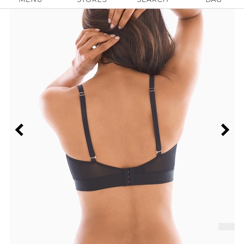 Lace Bralette in Black - Picture 2 of 7